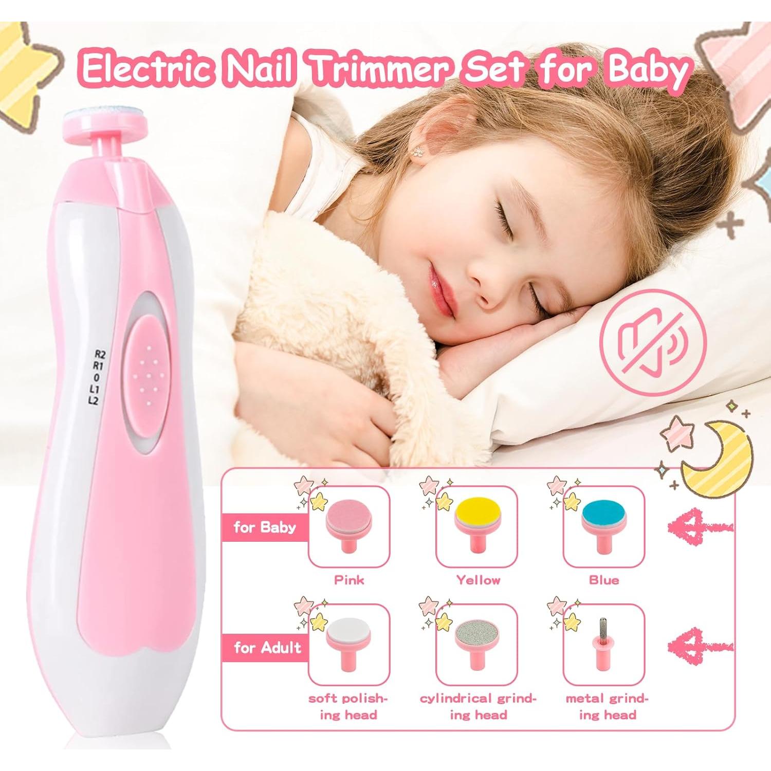 Kit de Cuidado y Aseo para Bebés Qunlions 28 en 1 Rosa