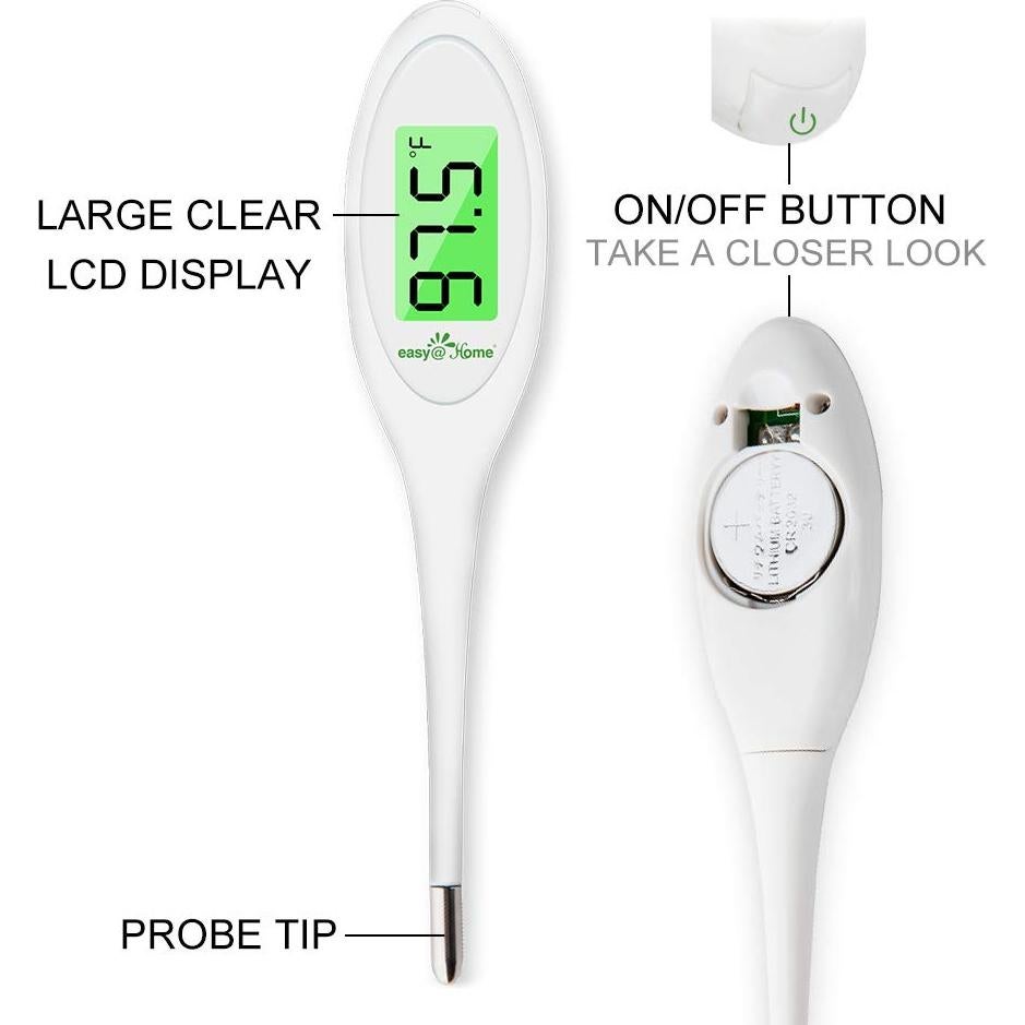 Termómetro Digital Oral Easy@Home EMT-A12 Lectura Rápida 8s