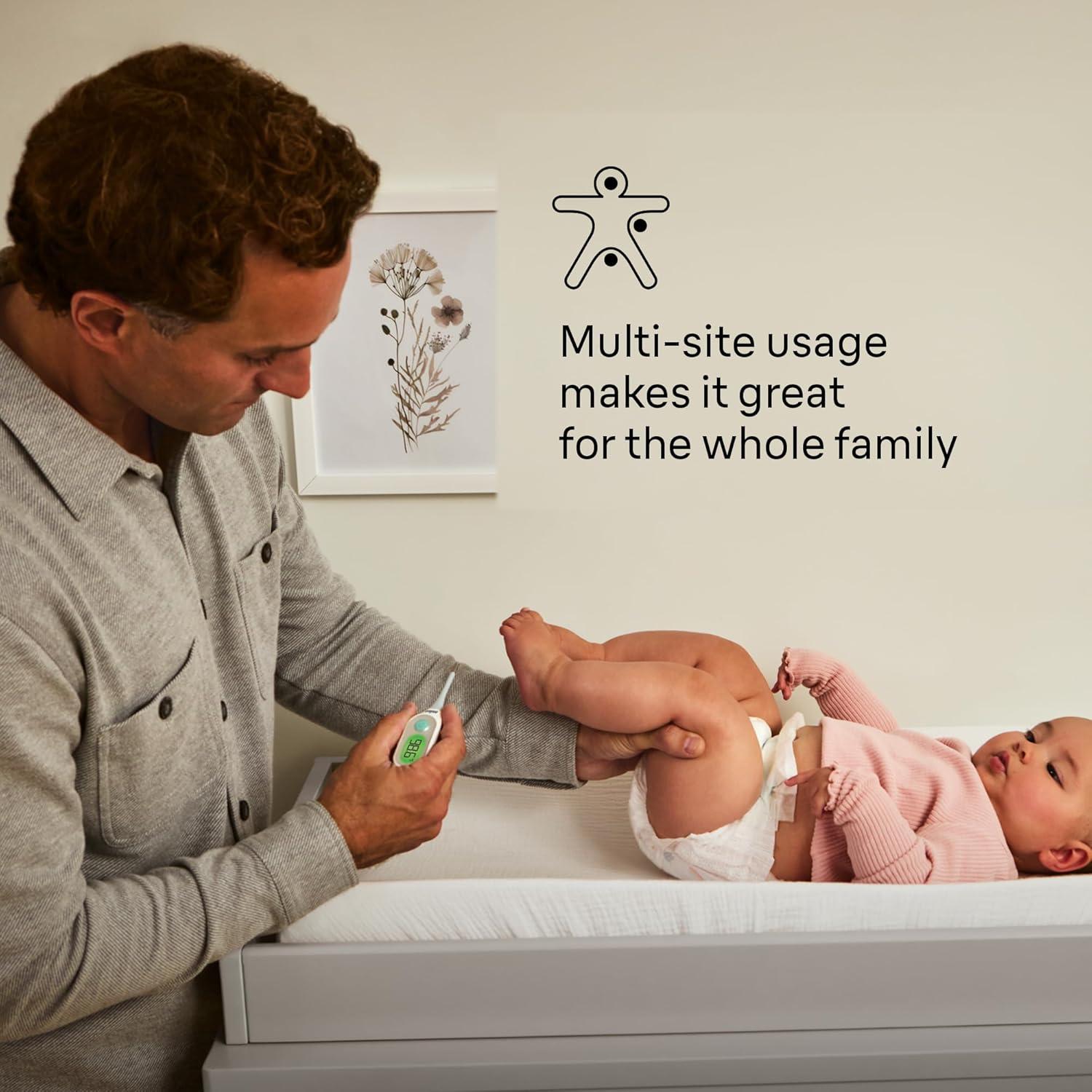 Termómetro Digital Braun PRT2100US, Precisión Clínica, Uso Oral, Rectal y Axilar