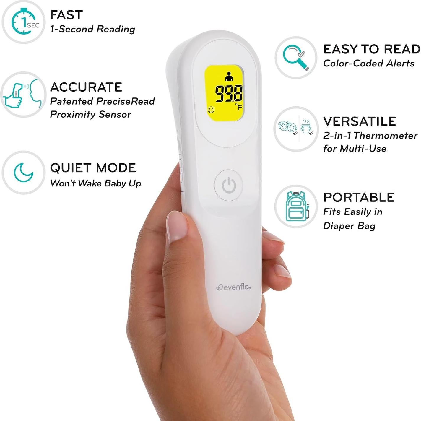 Termómetro Digital Sin Contacto Evenflo PreciseRead 12.7 cm