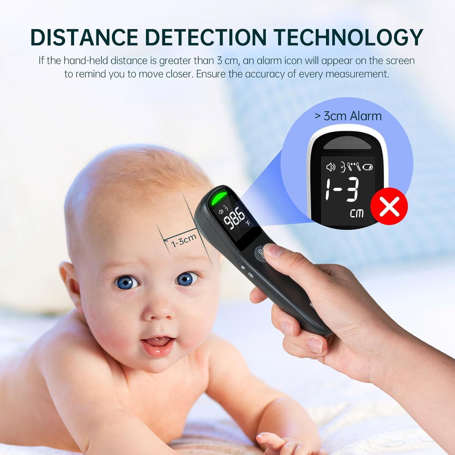 Termómetro Digital Infrarrojo Femometer Family Negro - Preciso y Rápido