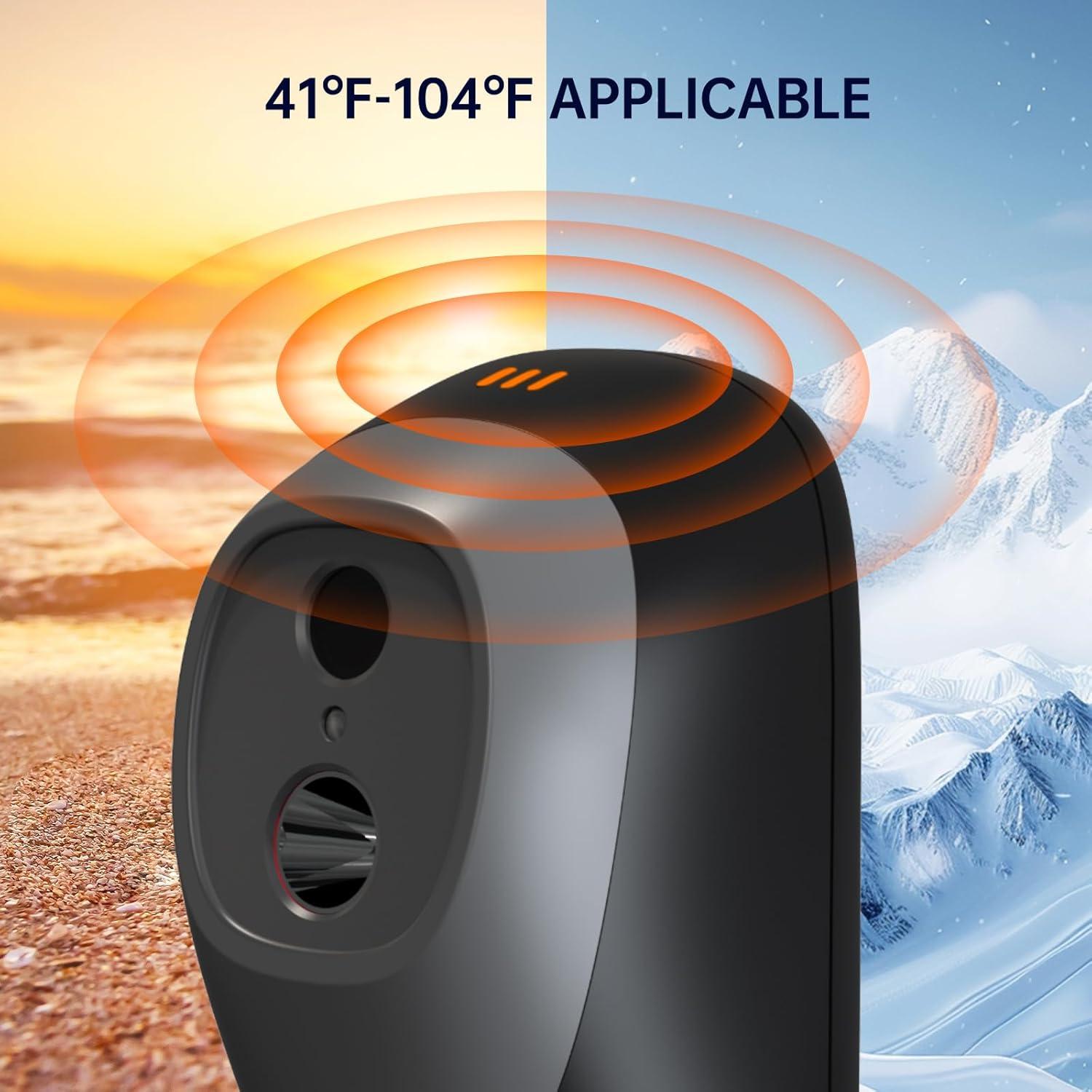 Termómetro Digital Infrarrojo Femometer Family Negro - Preciso y Rápido