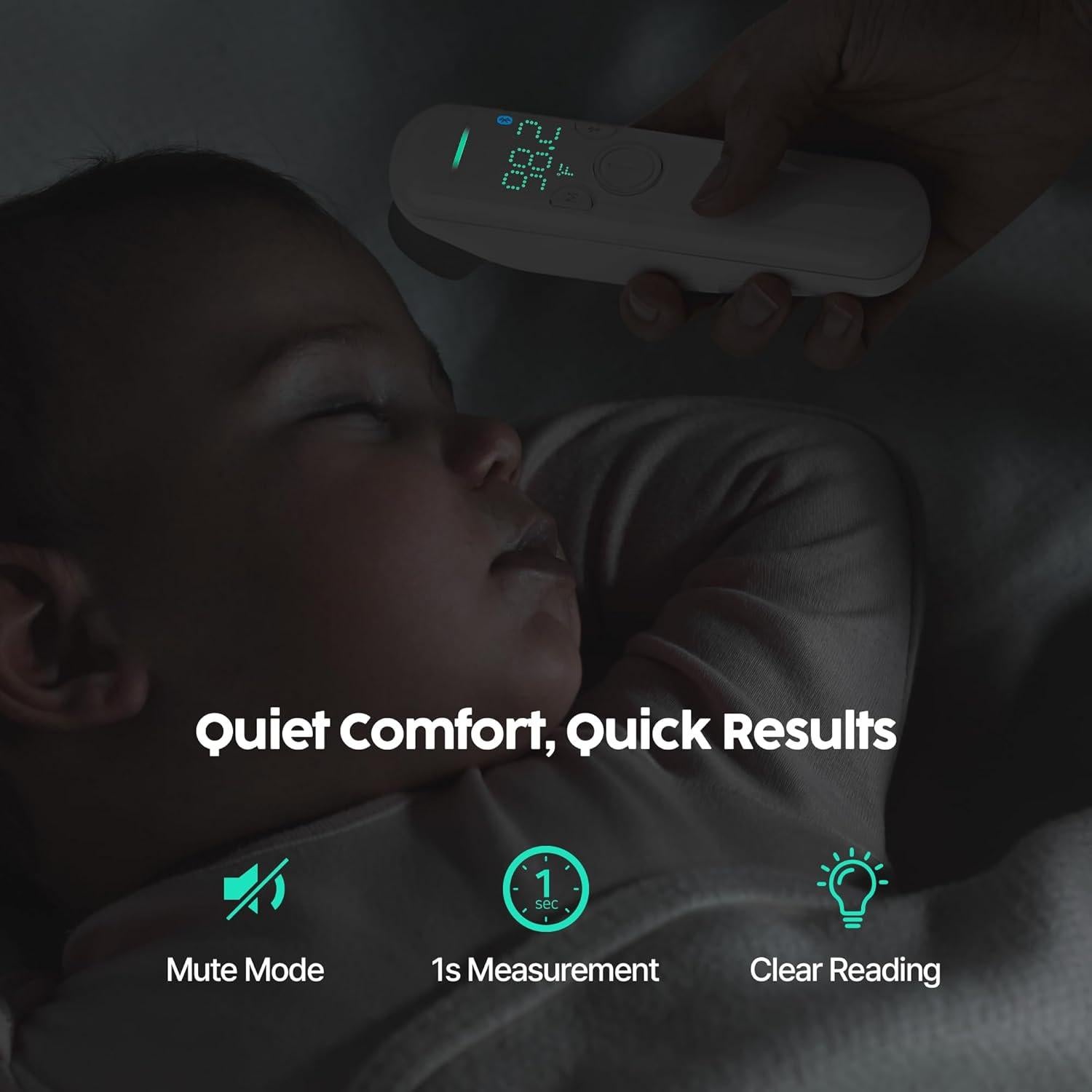 Termómetro Higrómetro 3-en-1 ThermoQuick MT-3000 Sin Contacto