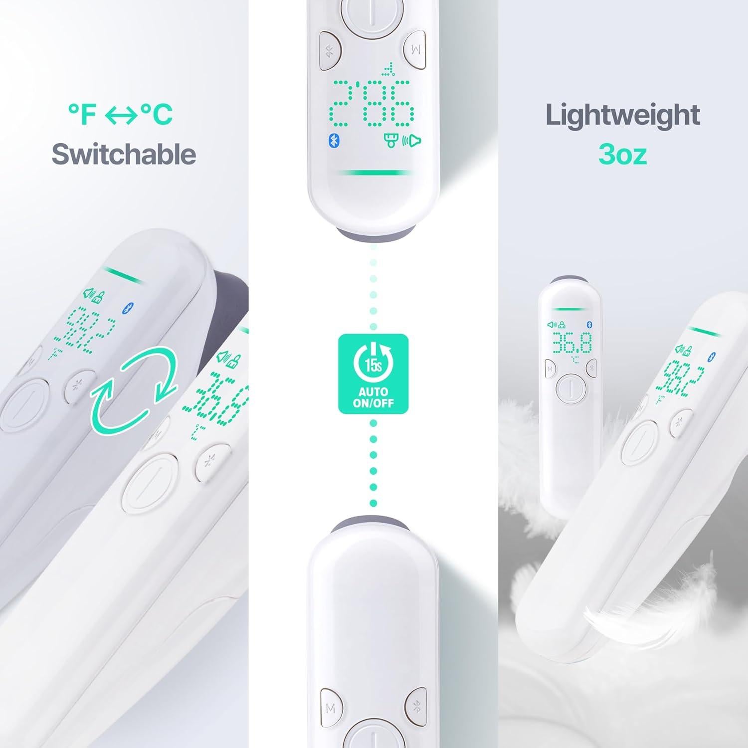 Termómetro Higrómetro 3-en-1 ThermoQuick MT-3000 Sin Contacto