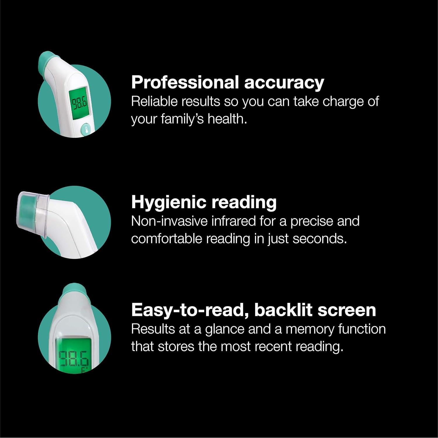 Termómetro Digital Braun TempleSwipe - Precisión Rápida y Confiable