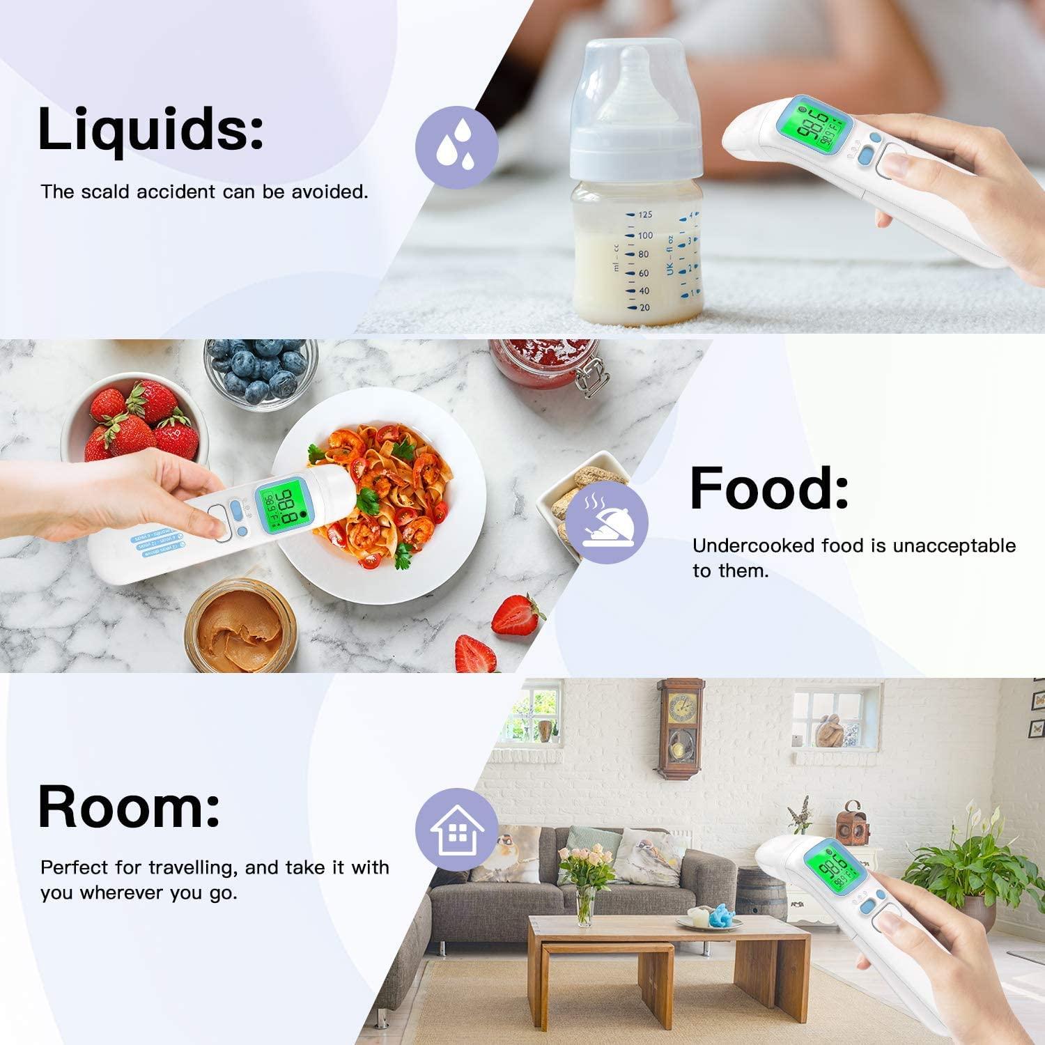 Termómetro Digital Infrarrojo GoodBaby AOJ-20B para Adultos y Bebés