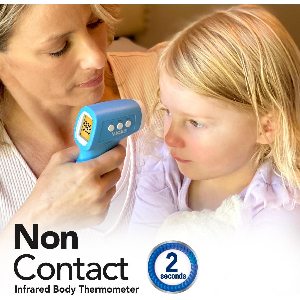 Termómetro Infrarrojo Sin Contacto Vicks VNT275 - Rápido y Preciso