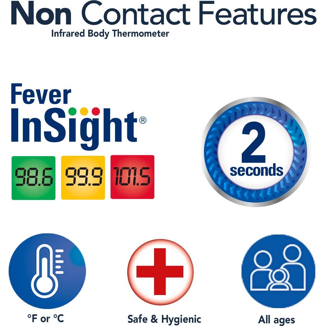 Termómetro Infrarrojo Sin Contacto Vicks VNT275 - Rápido y Preciso