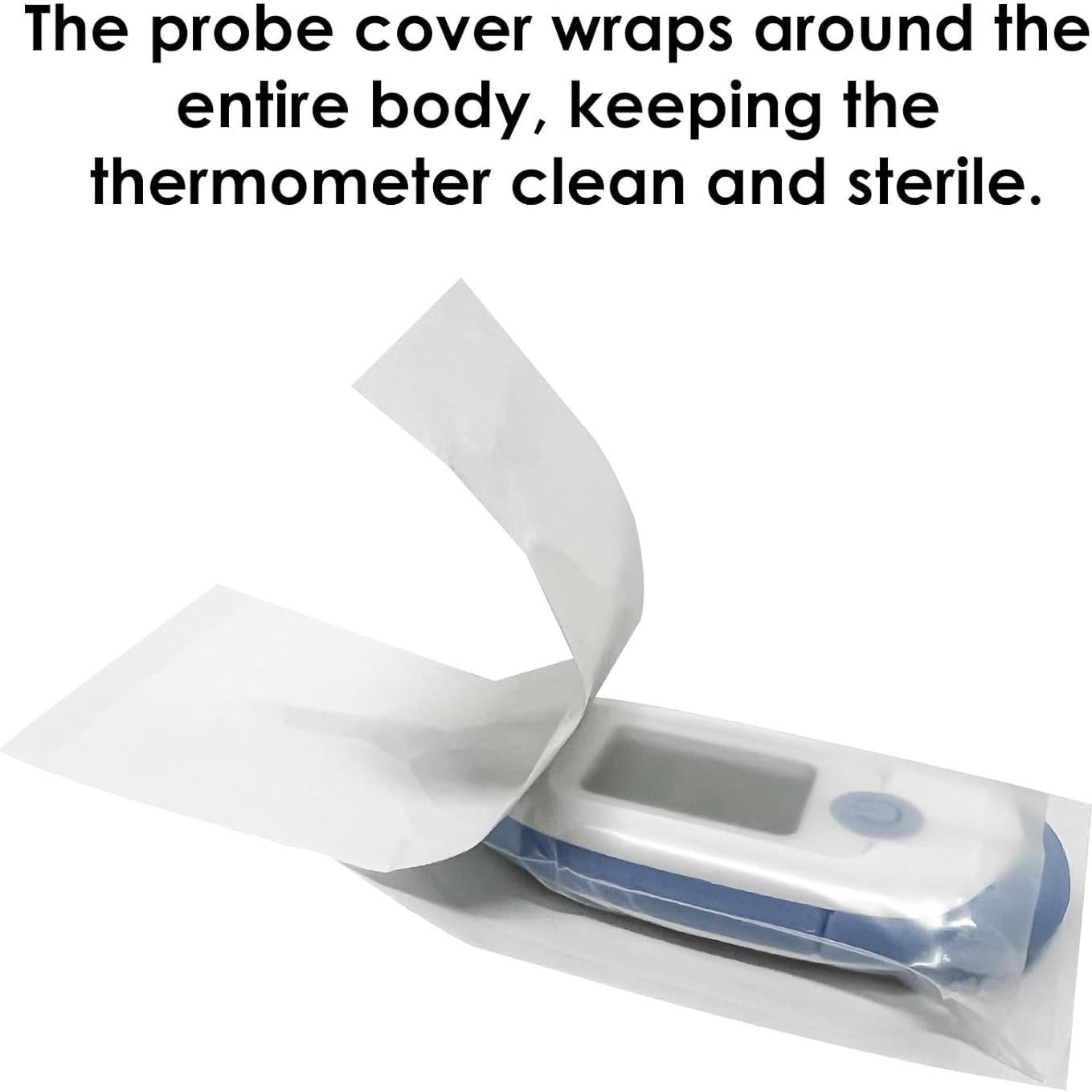 100 Fundas Desechables para Termómetros Digitales ONETWOTHREE
