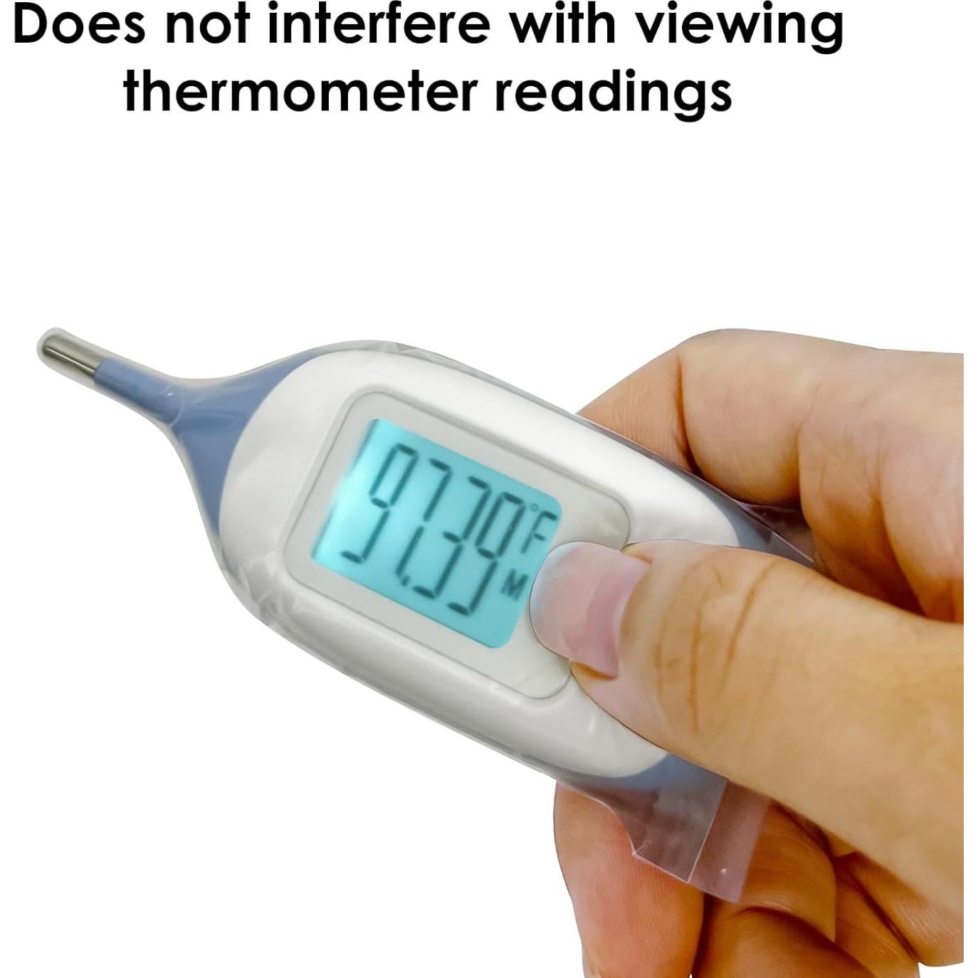 100 Fundas Desechables para Termómetros Digitales ONETWOTHREE