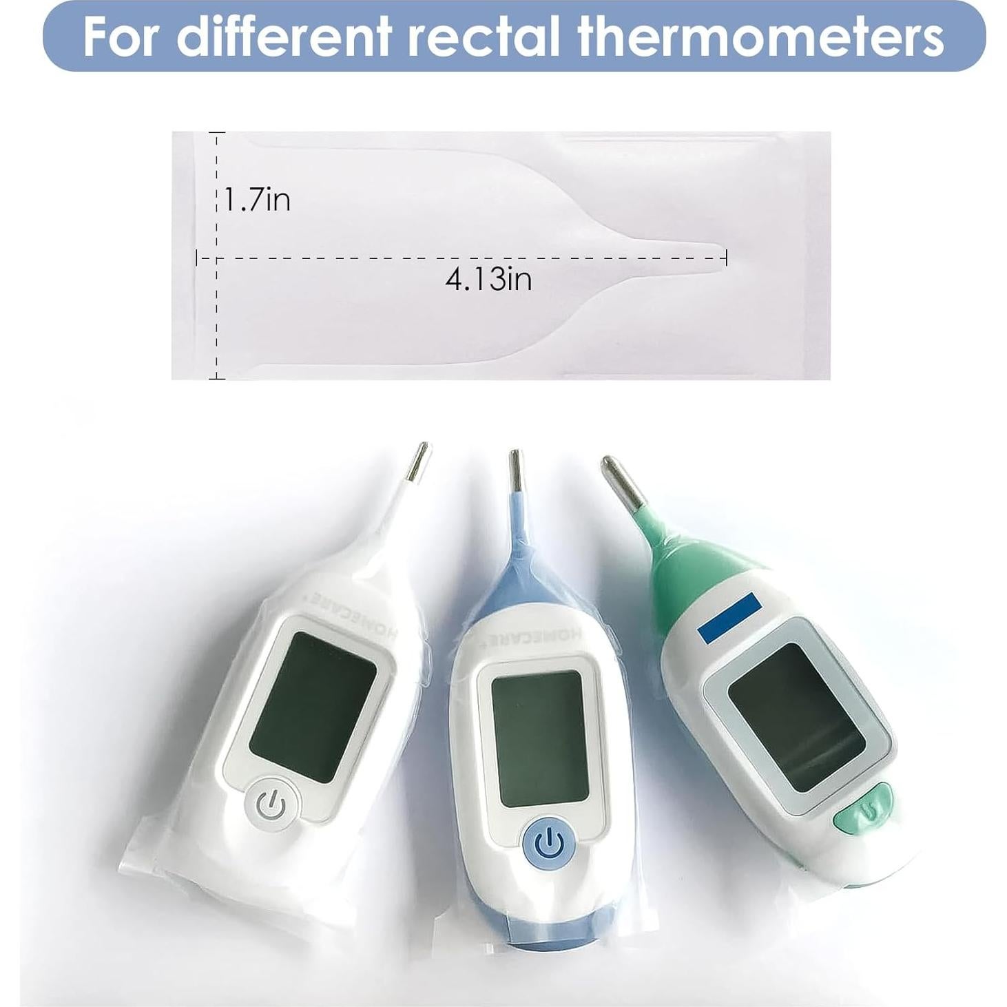 100 Fundas Desechables para Termómetros Digitales ONETWOTHREE
