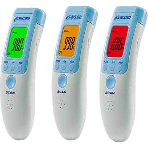 Termómetro Infrarrojo Sin Contacto Concord 3 Modos LCD