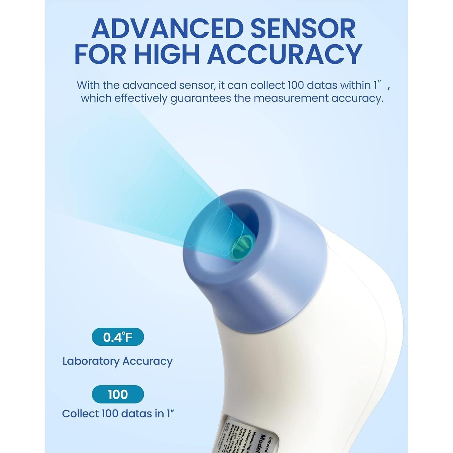 Termómetro Digital Sin Contacto Femometer DET-306 para Adultos y Niños