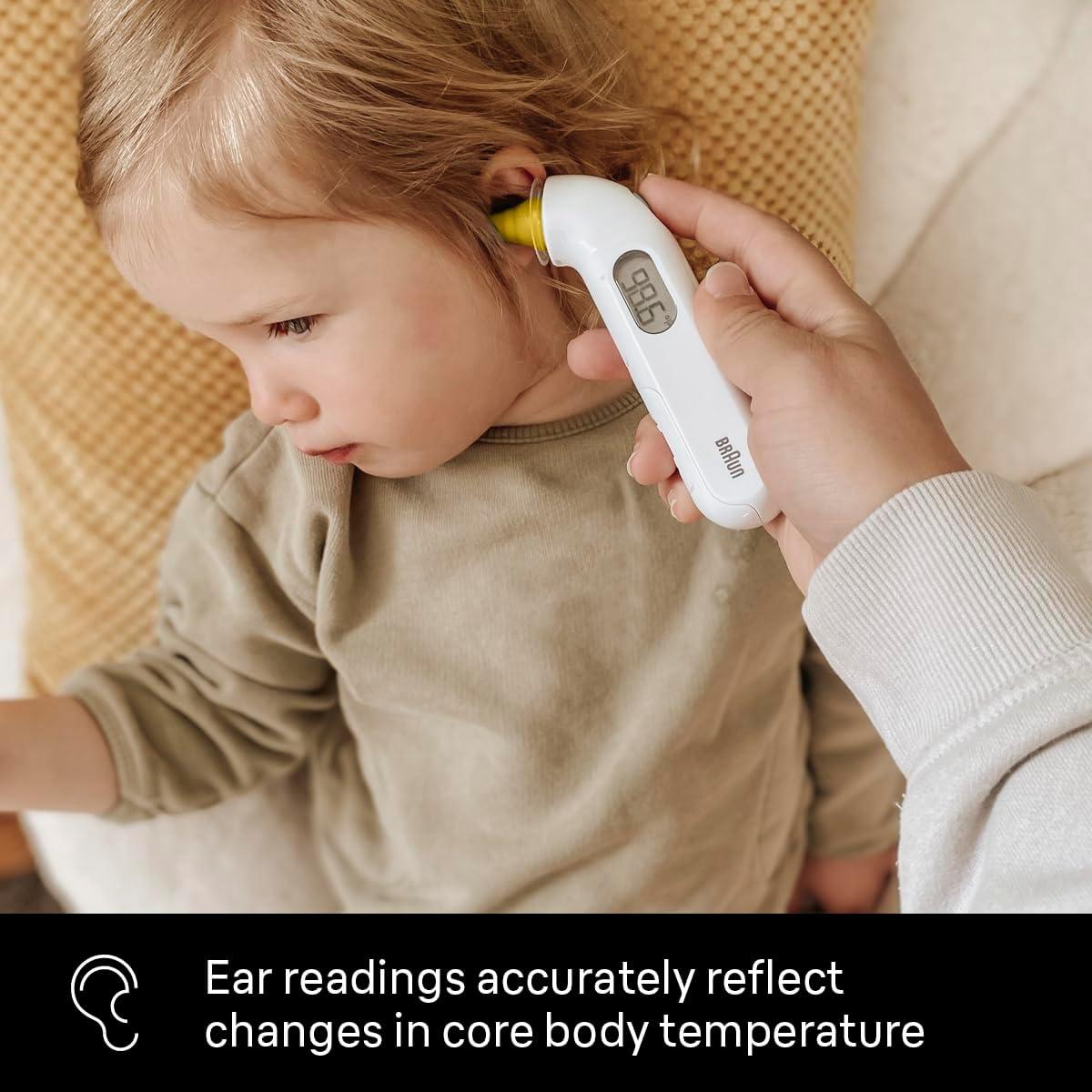 Termómetro de oído Braun ThermoScan 3, lectura rápida 1s