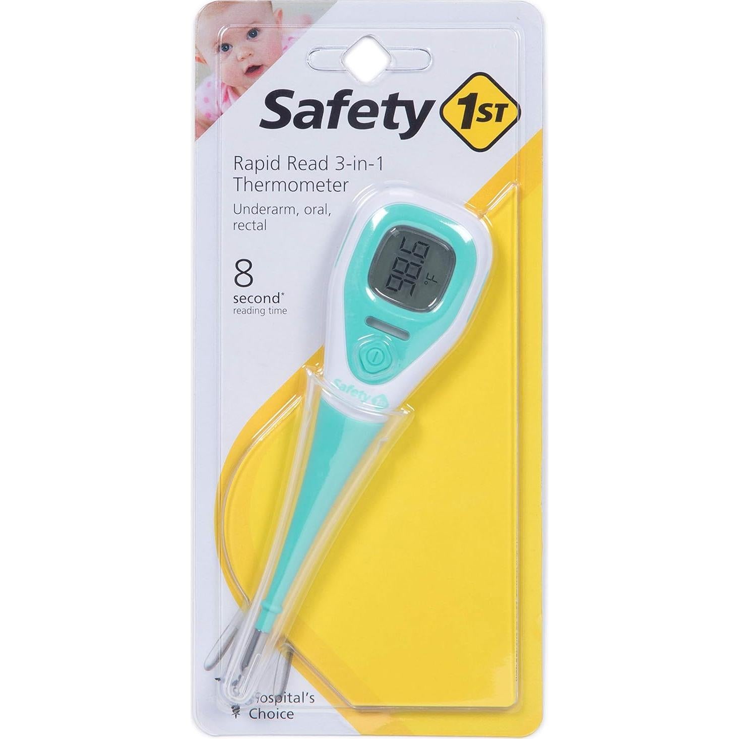 Termómetro 3-en-1 Safety 1st Digital con Cepillo y Peine