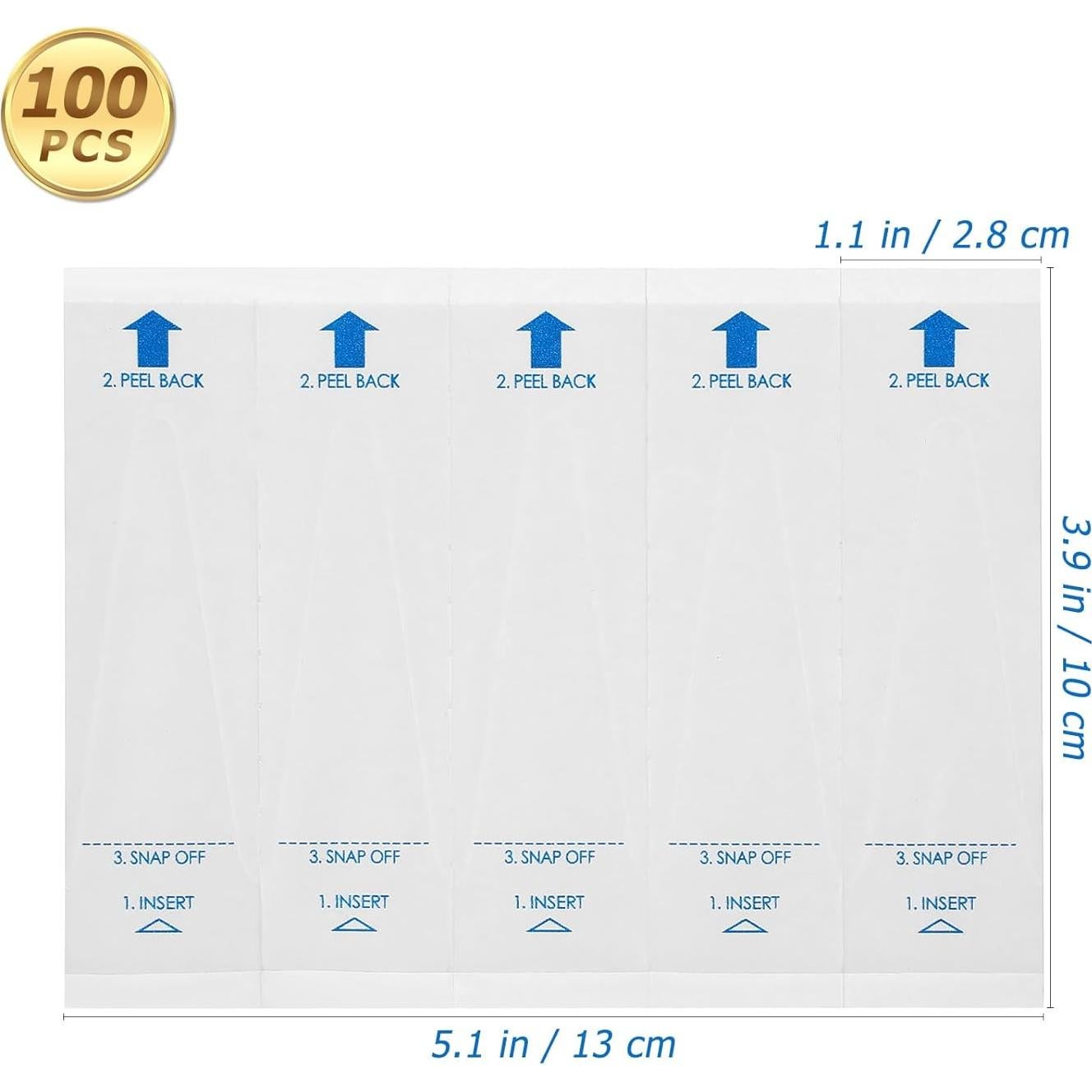 200 Fundas Desechables para Termómetros Digitales HEALLILY
