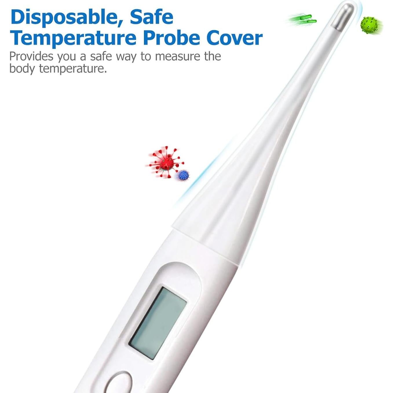 200 Fundas Desechables para Termómetros Digitales HEALLILY