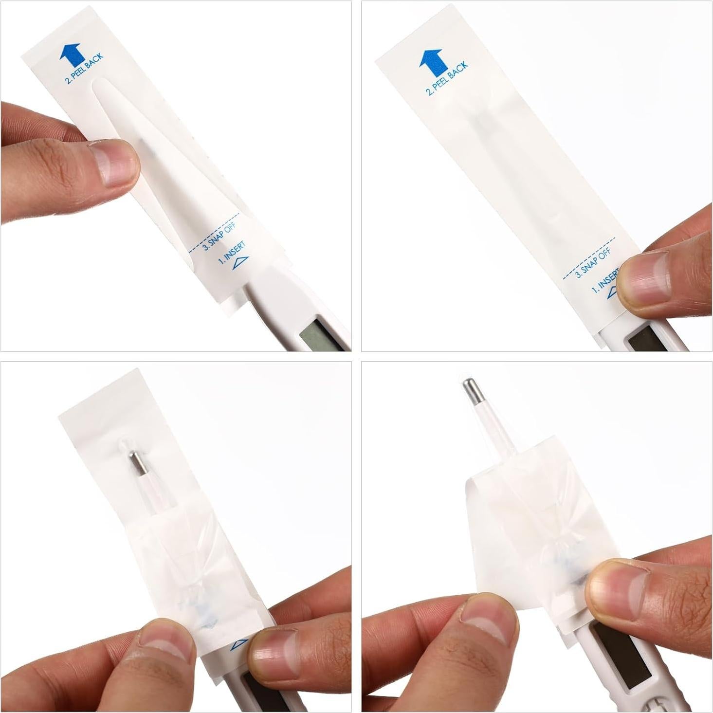 200 Fundas Desechables para Termómetros Digitales HEALLILY