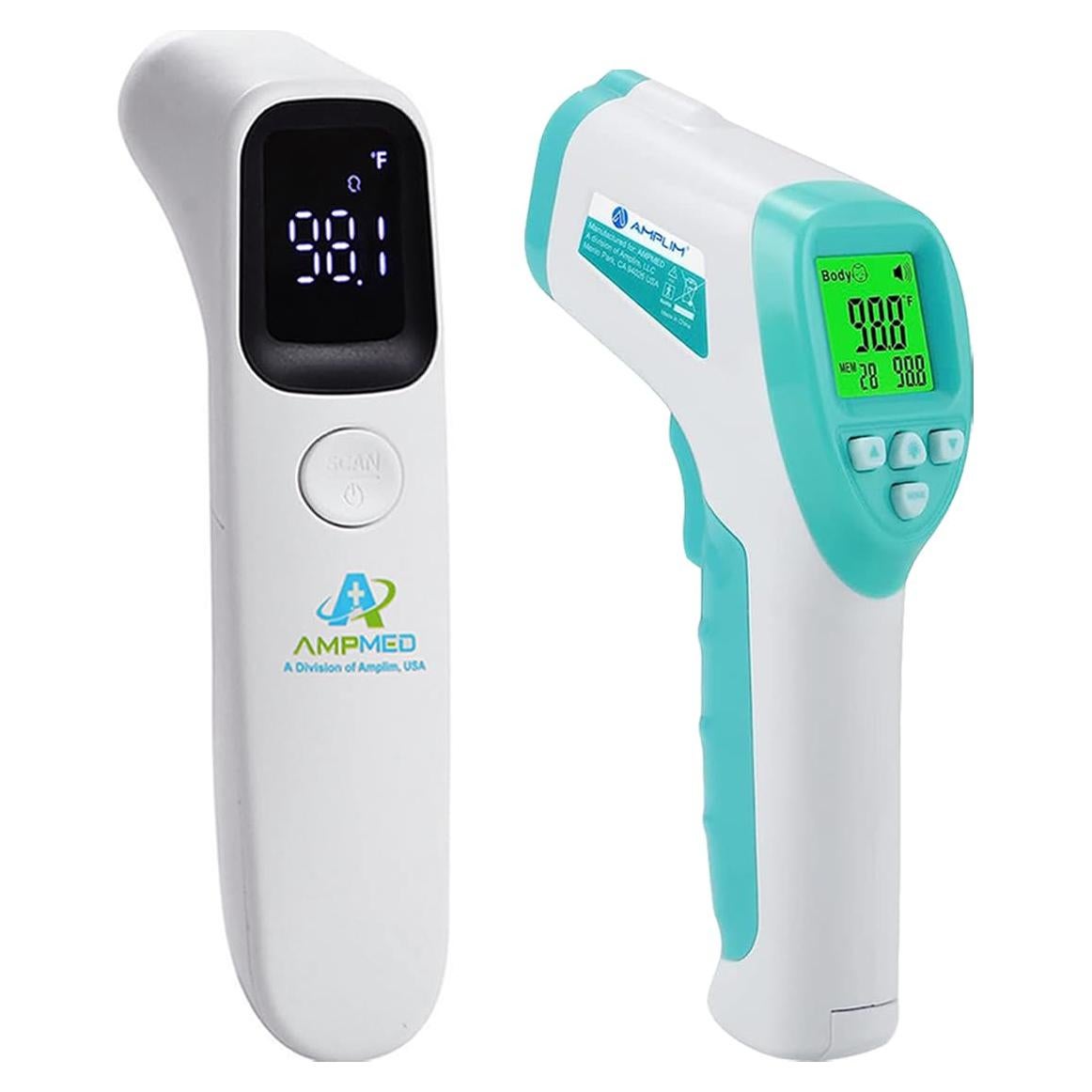 Termómetro Digital Infrarrojo Sin Contacto Amplim para Bebés y Adultos