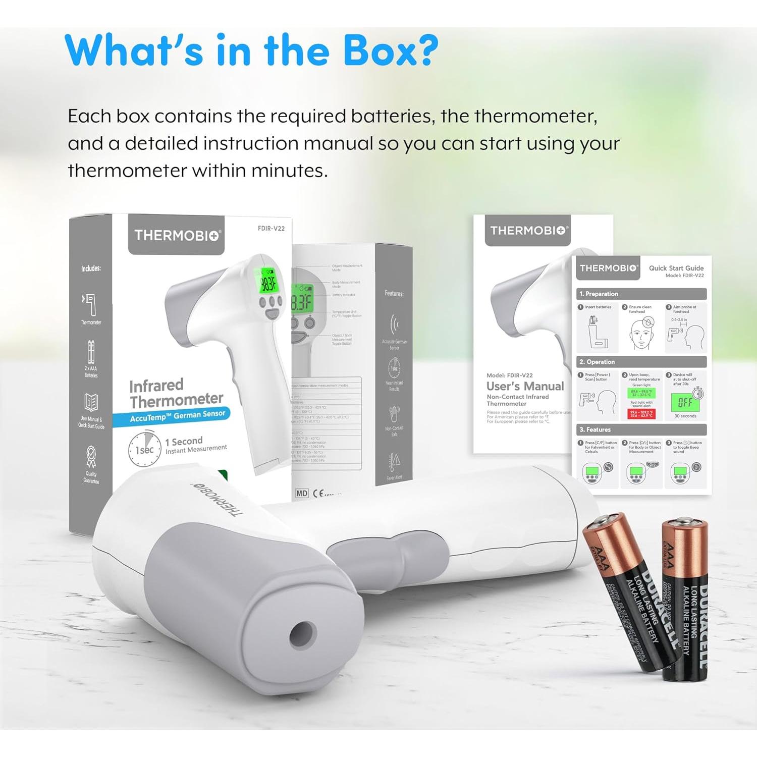 Termómetro Digital Infrarrojo Thermobio 6297001583562 Médico