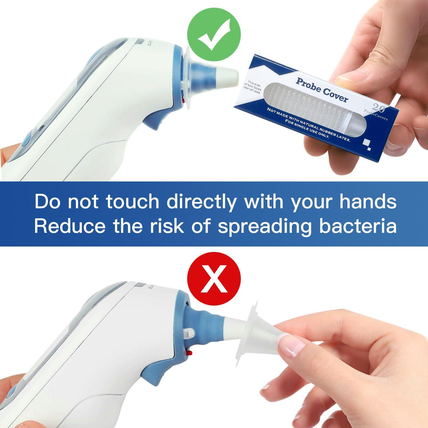 300 Fundas Desechables para Termómetro de Oído Braun BEPEPFUL