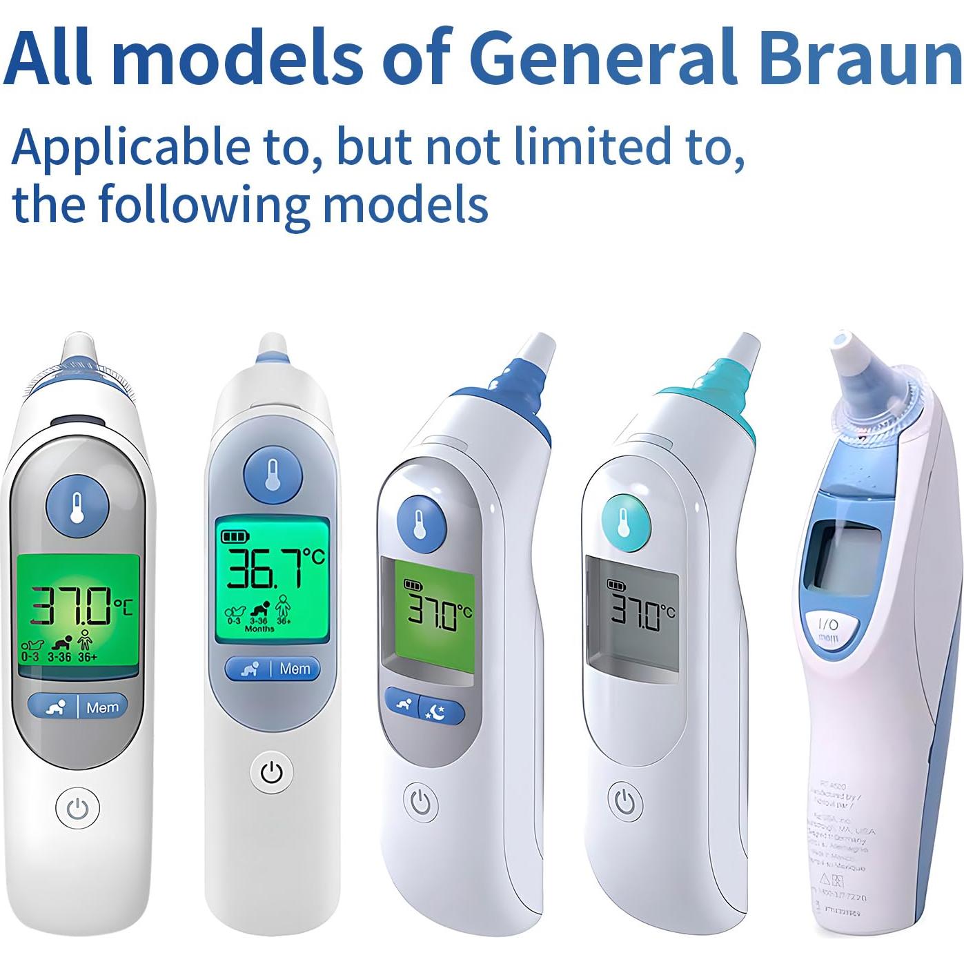 300 Fundas Desechables para Termómetro de Oído Braun BEPEPFUL