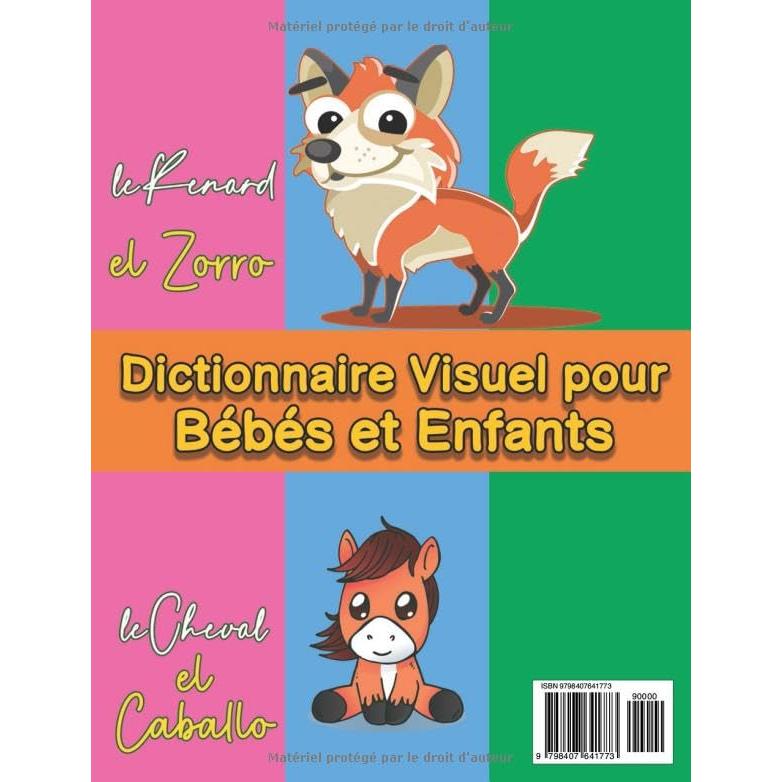 Mis Primeras Palabras en Francés: diccionario ilustrado francés espanol para bebés y niños | Más de 200 imágenes ordenadas por orden alfabético (French Edition)