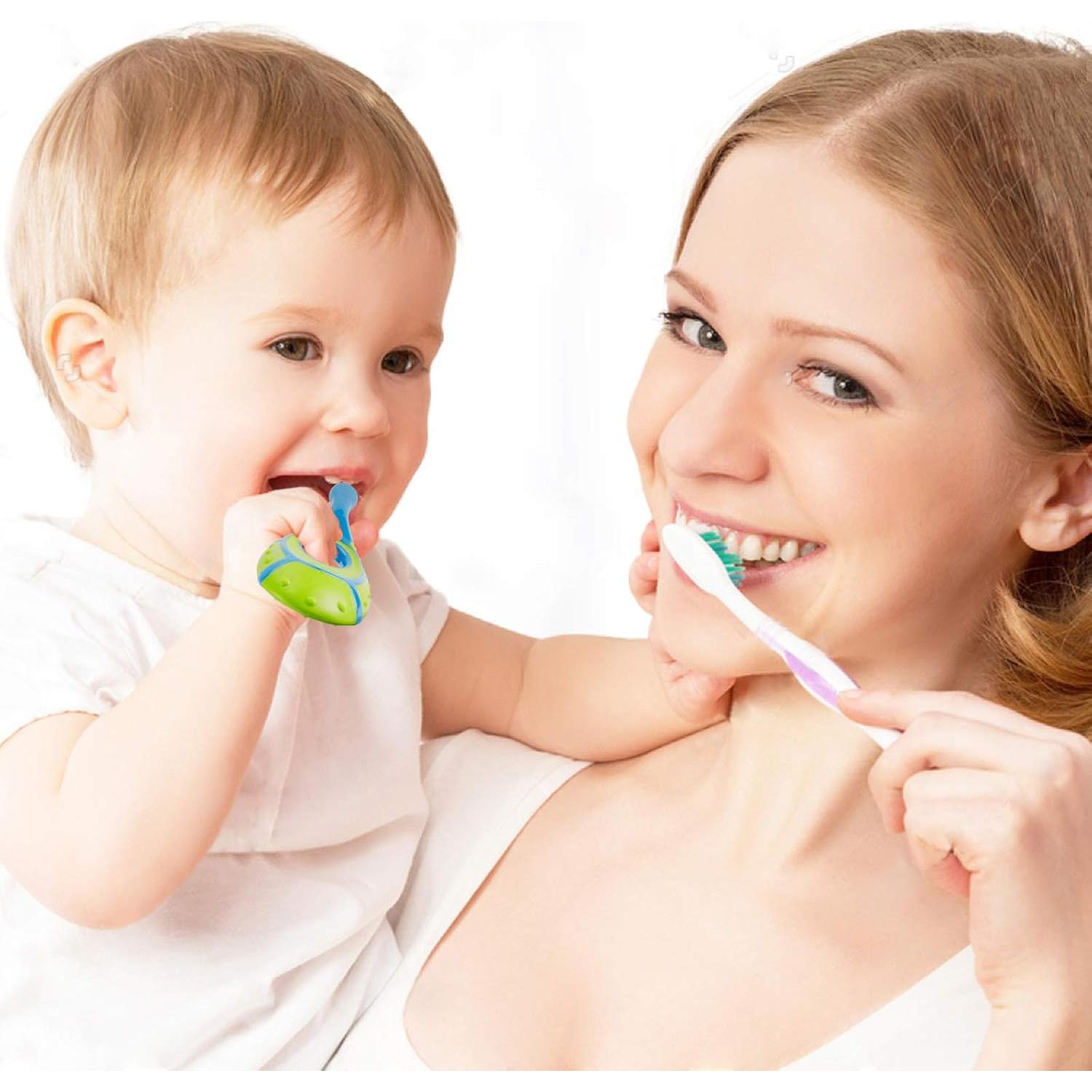 Cepillo de Dientes Slotic para Bebés 0-2 Años - 6 Unidades