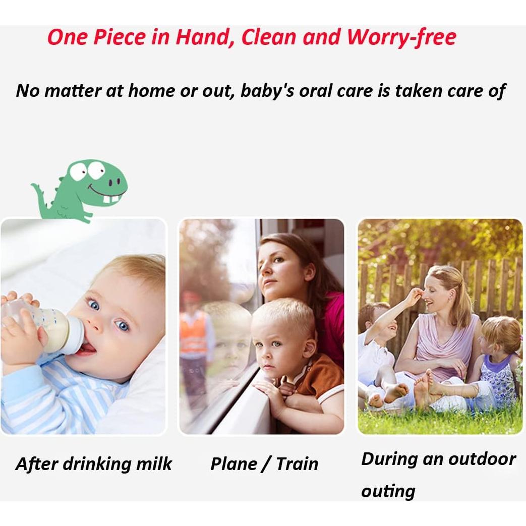 100 Cepillos de Dientes Desechables para Bebés Engjajo 10 cm