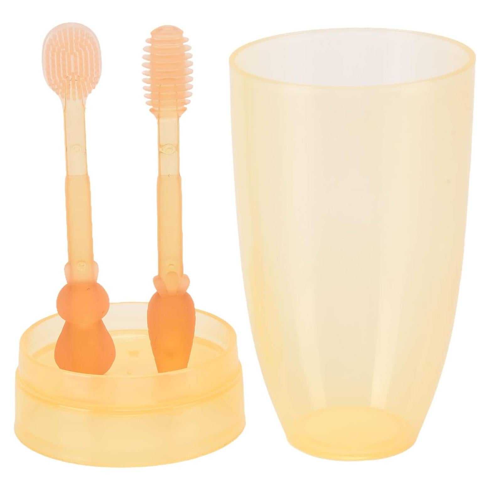 Cepillo de Dientes de Silicona TEUOPIOE para Bebés Suave