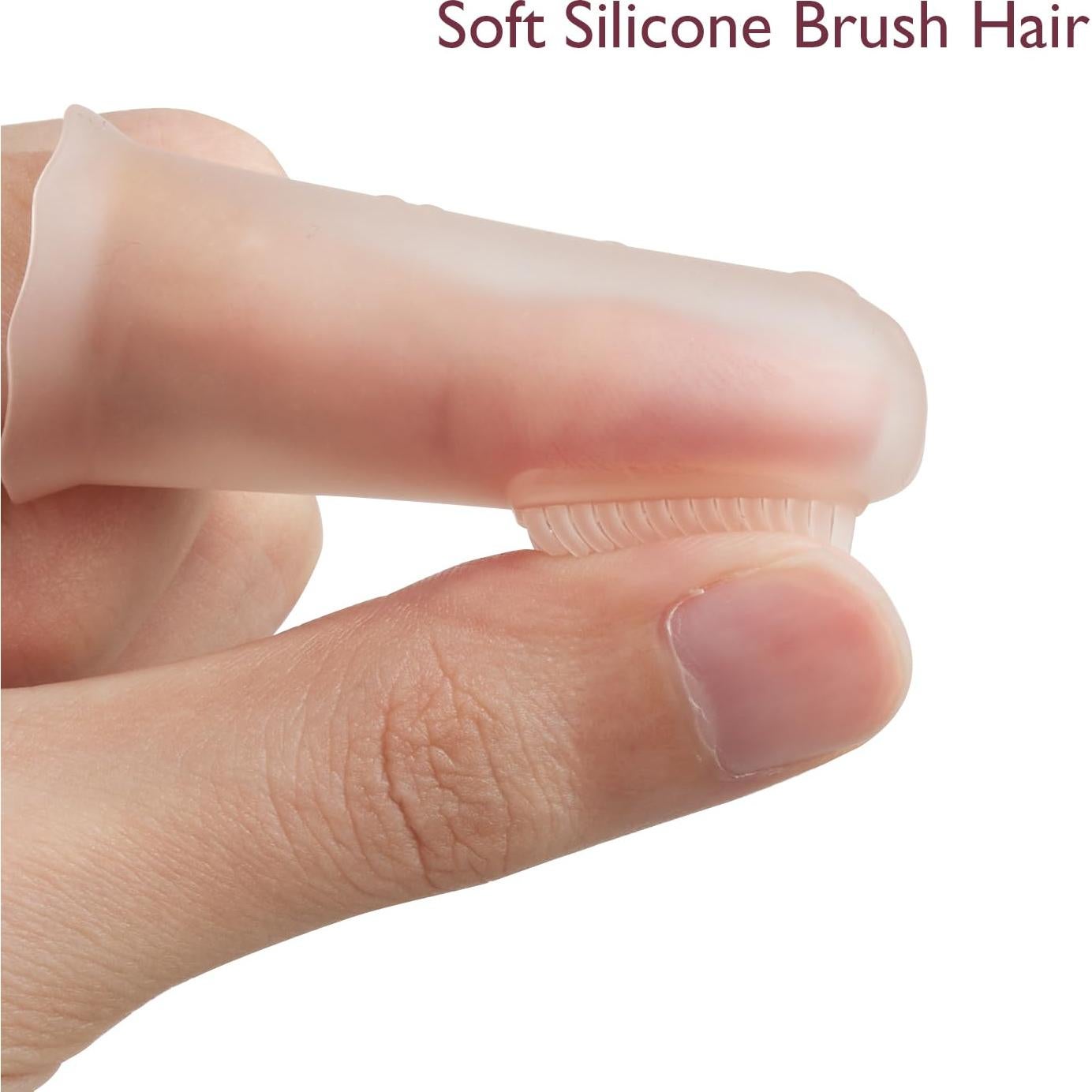 Limpiador de Lengua para Bebé Momcozy Cepillo de Dedo Silicona