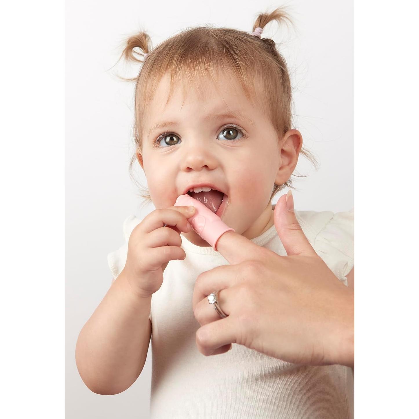 Cepillo de Dedo SuperMouth Keri para Bebés - Silicona Suave