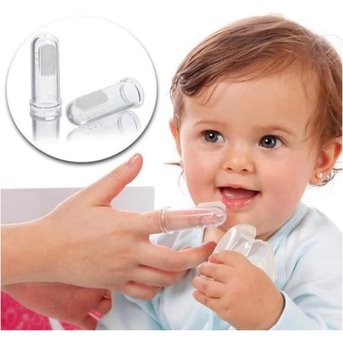 Kit de Cepillos de Dientes para Bebés Sanitral - 0-2 Años - 3 Piezas