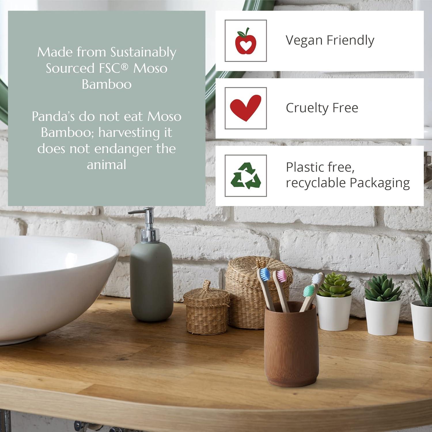 Cepillos de Dientes de Bambú para Bebés Wild & Stone - 4 Unidades