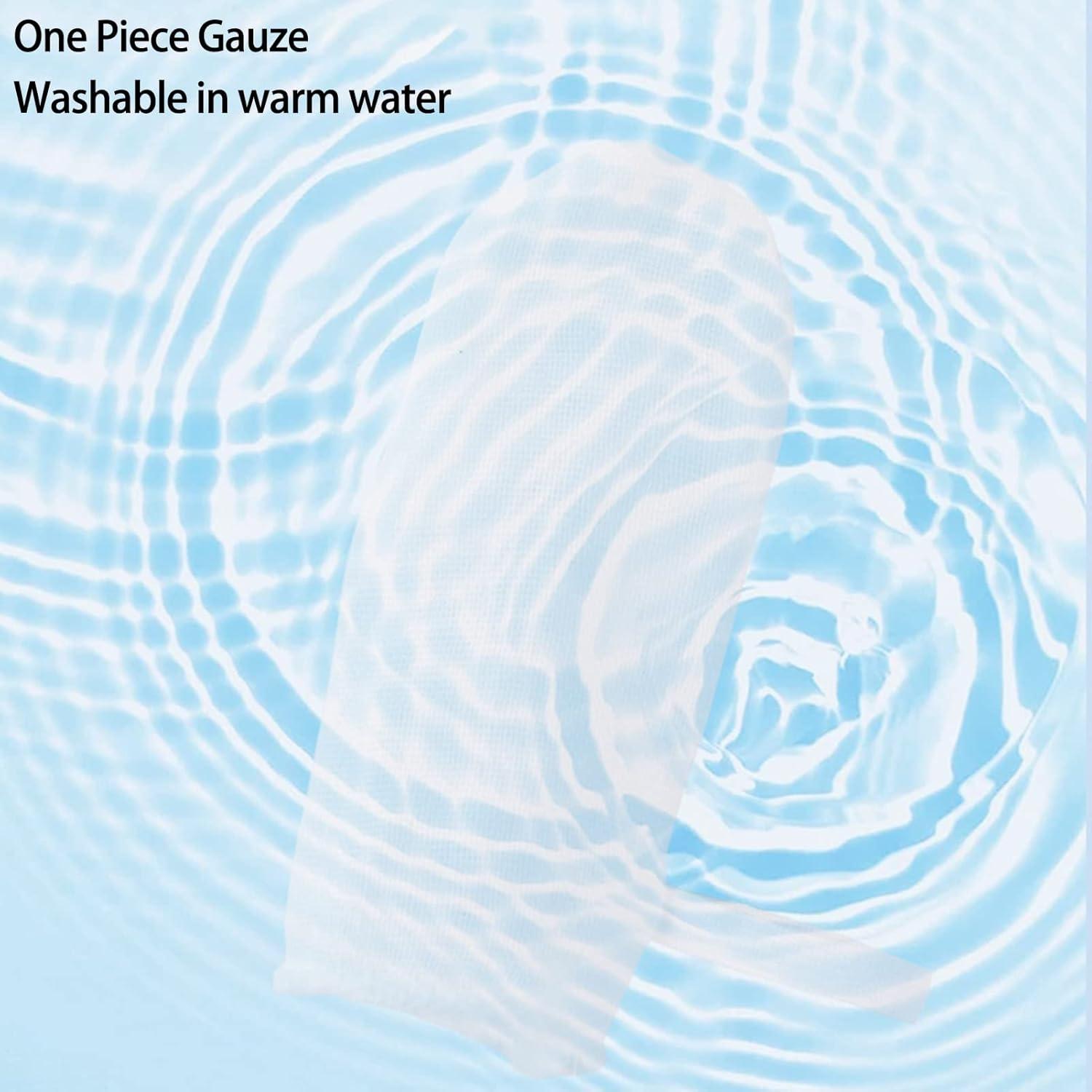 Cubierta de dedo de gasa Brrnoo para limpieza oral bebé 6 piezas