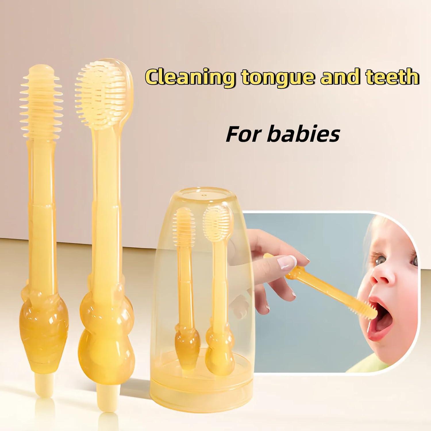 Cepillo de Dientes para Bebés FOREVIVE Ámbar 6-12 Meses