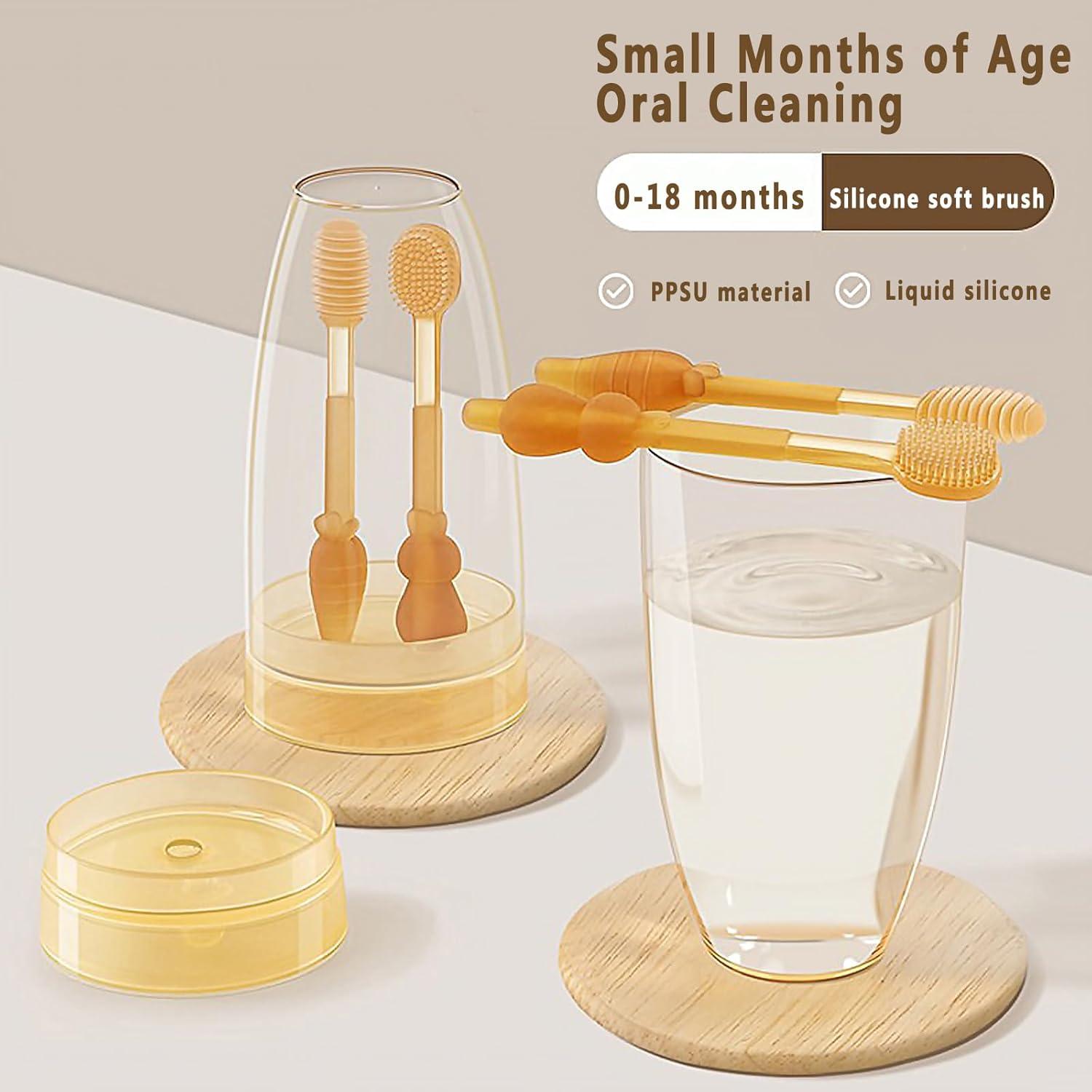 Cepillo de Dientes para Bebés FOREVIVE Ámbar 6-12 Meses