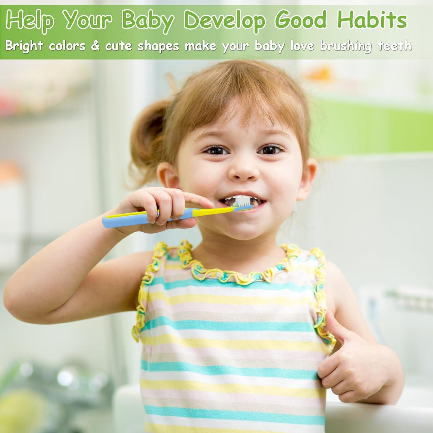 Cepillo de Dientes 3 Lados PANIMOSI para Niños 1-12 Años