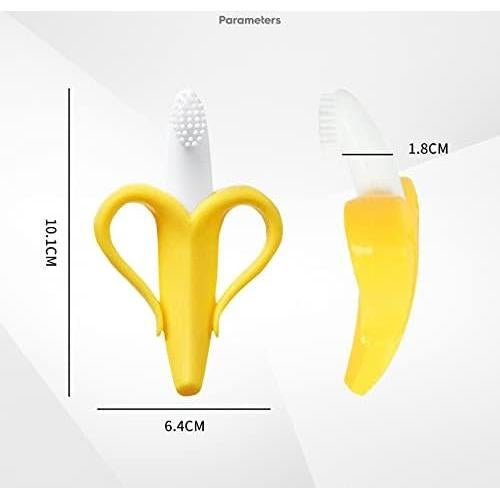 Cepillo de Dientes Suave de Silicona Plátano Dupad 3+ Meses