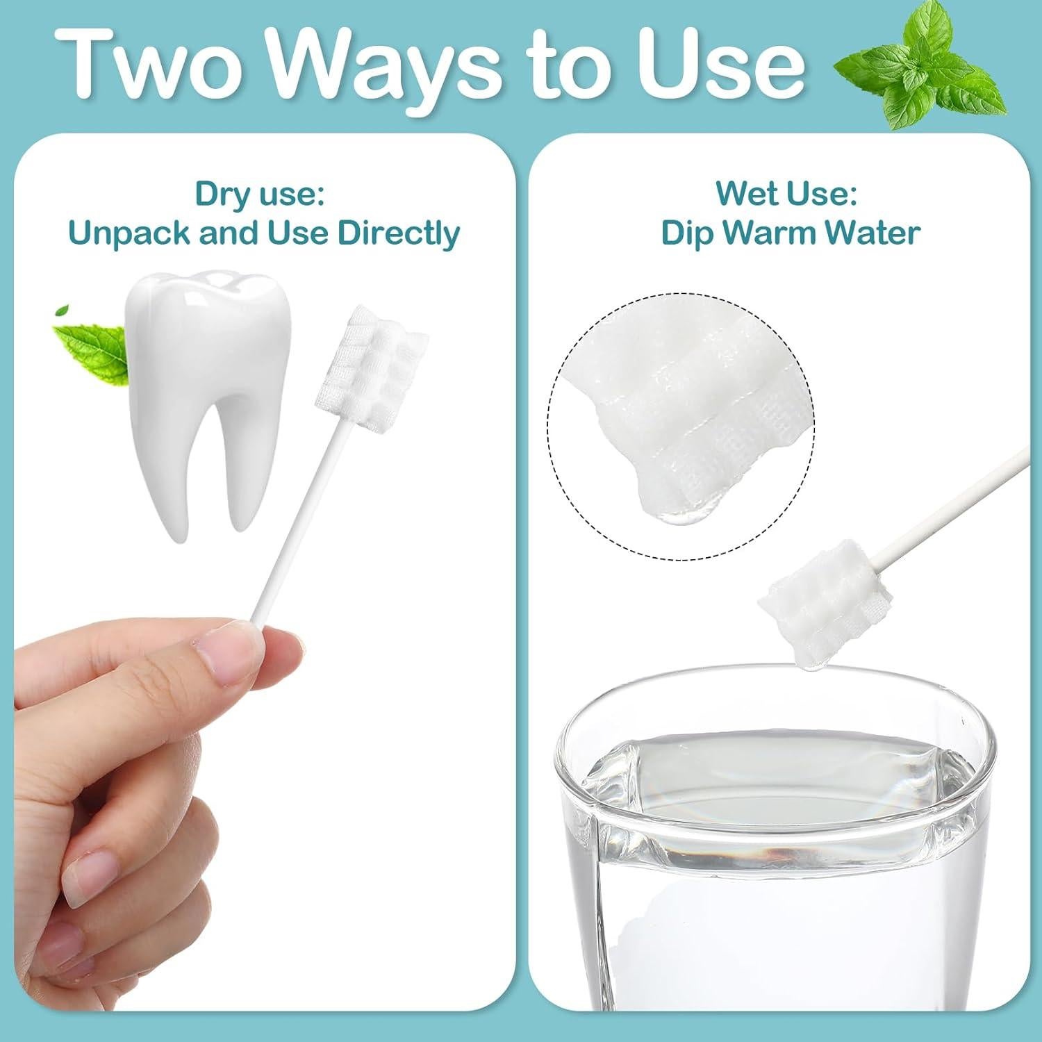 200 Piezas Limpiador de Lengua Bebé Singhoow Azul