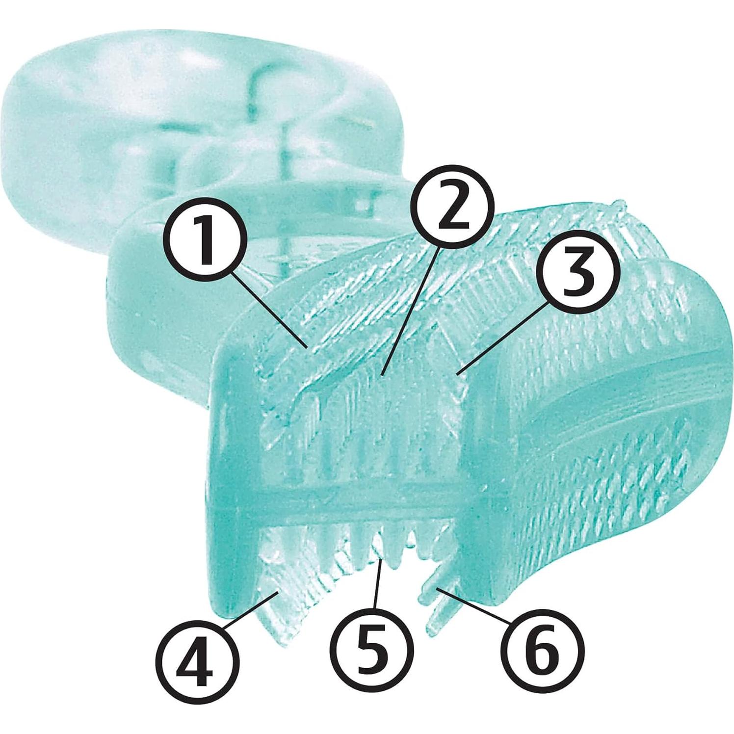 Cepillo de Dientes para Bebés Baby Buddy Azul 4+ Meses