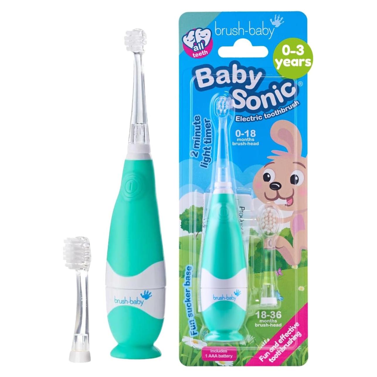 Cepillo de Dientes Eléctrico BabySonic para Bebés 0-3 Años