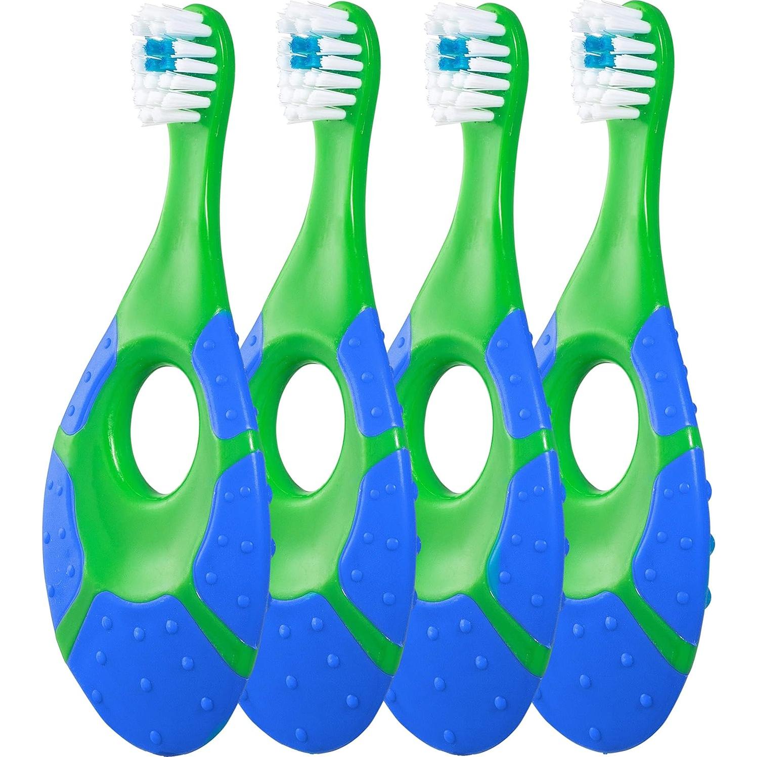 Cepillo de Dientes para Bebés Farber Baby - 4 Piezas, Suave, BPA Free