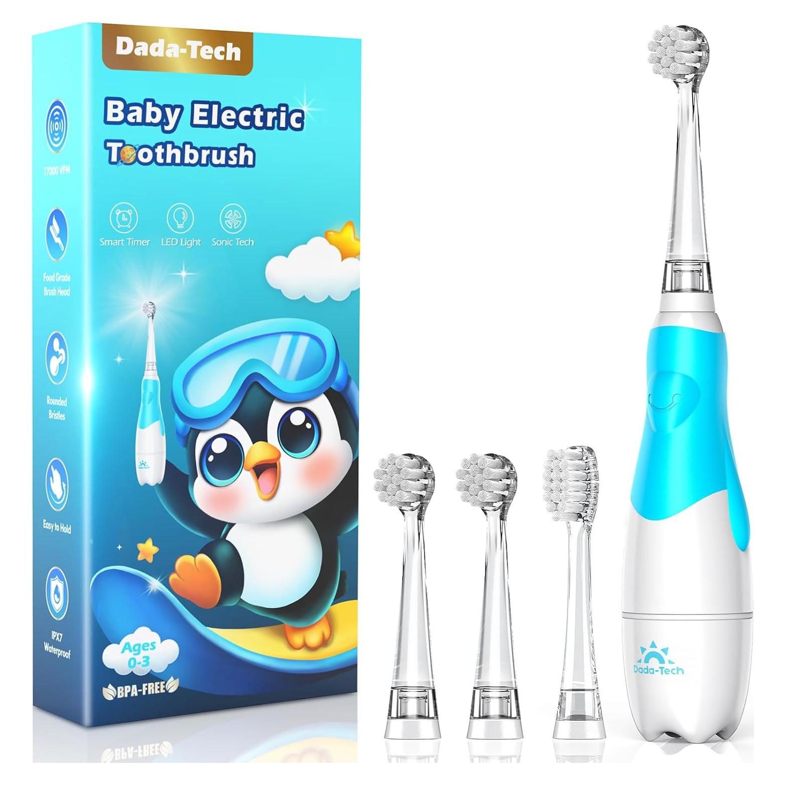 Cepillo de Dientes Eléctrico DADA-TECH para Niños 0-3 Años