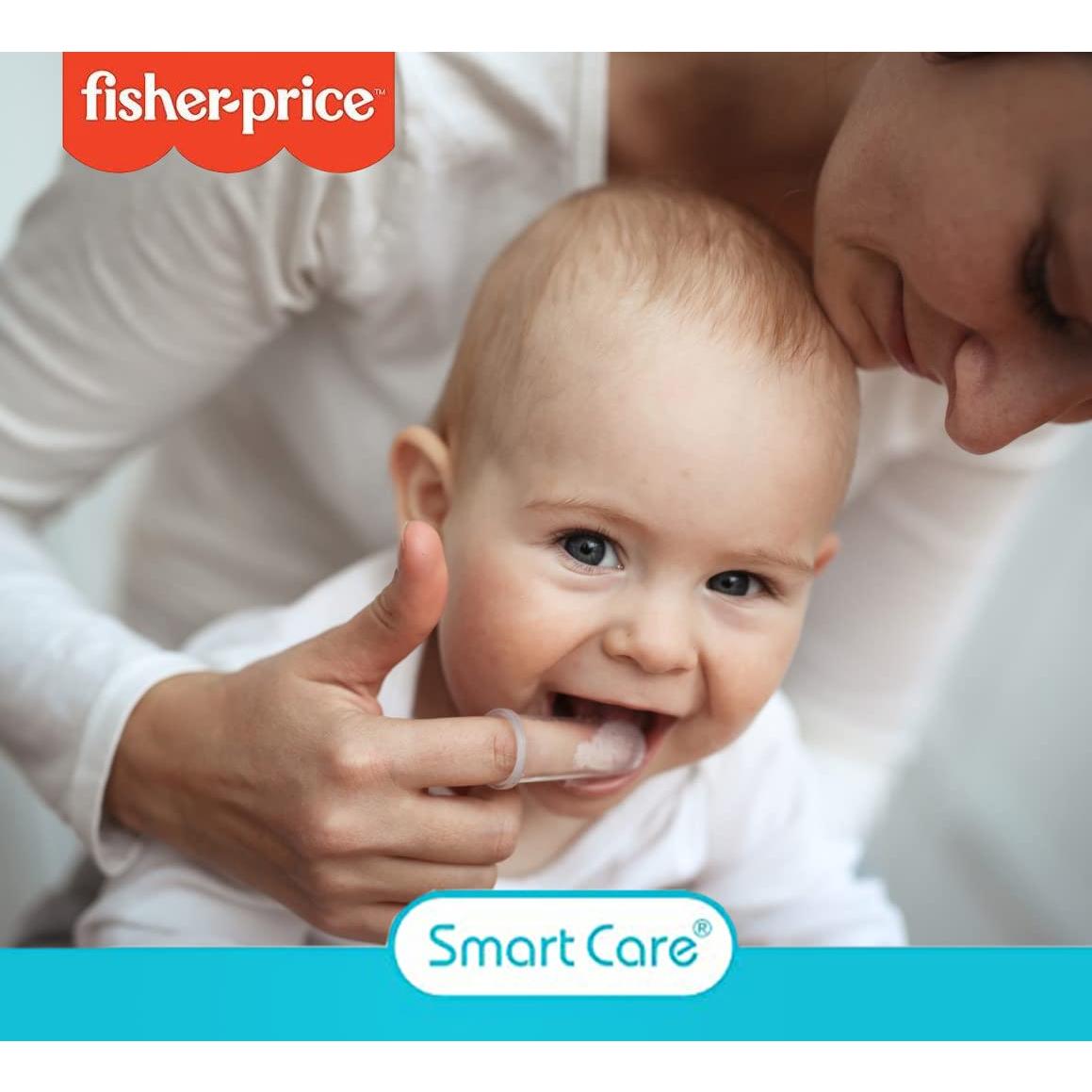 Fisher Price Kit de Inicio Cepillo de Dedo y Estuche 4 Piezas