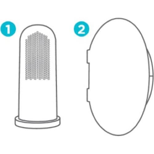 Fisher Price Kit de Inicio Cepillo de Dedo y Estuche 4 Piezas