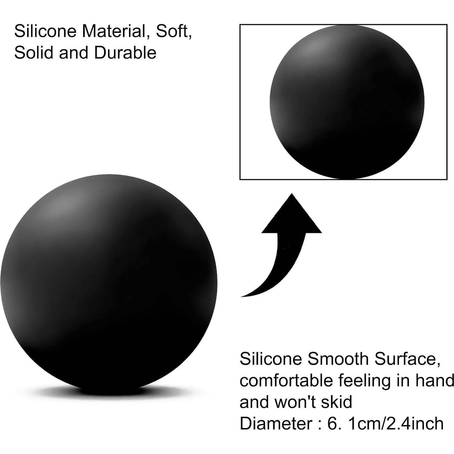 Bola de Masaje WOVTE 6.3 cm para Alivio Muscular y Yoga