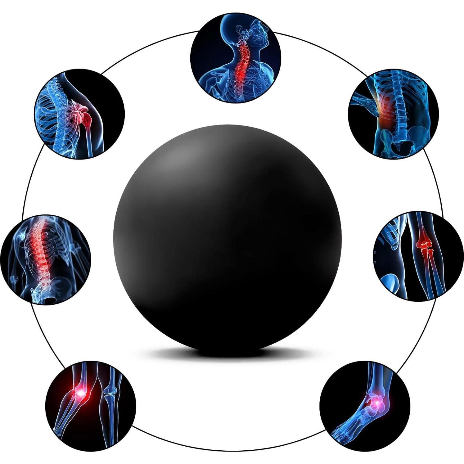 Bola de Masaje WOVTE 6.3 cm para Alivio Muscular y Yoga