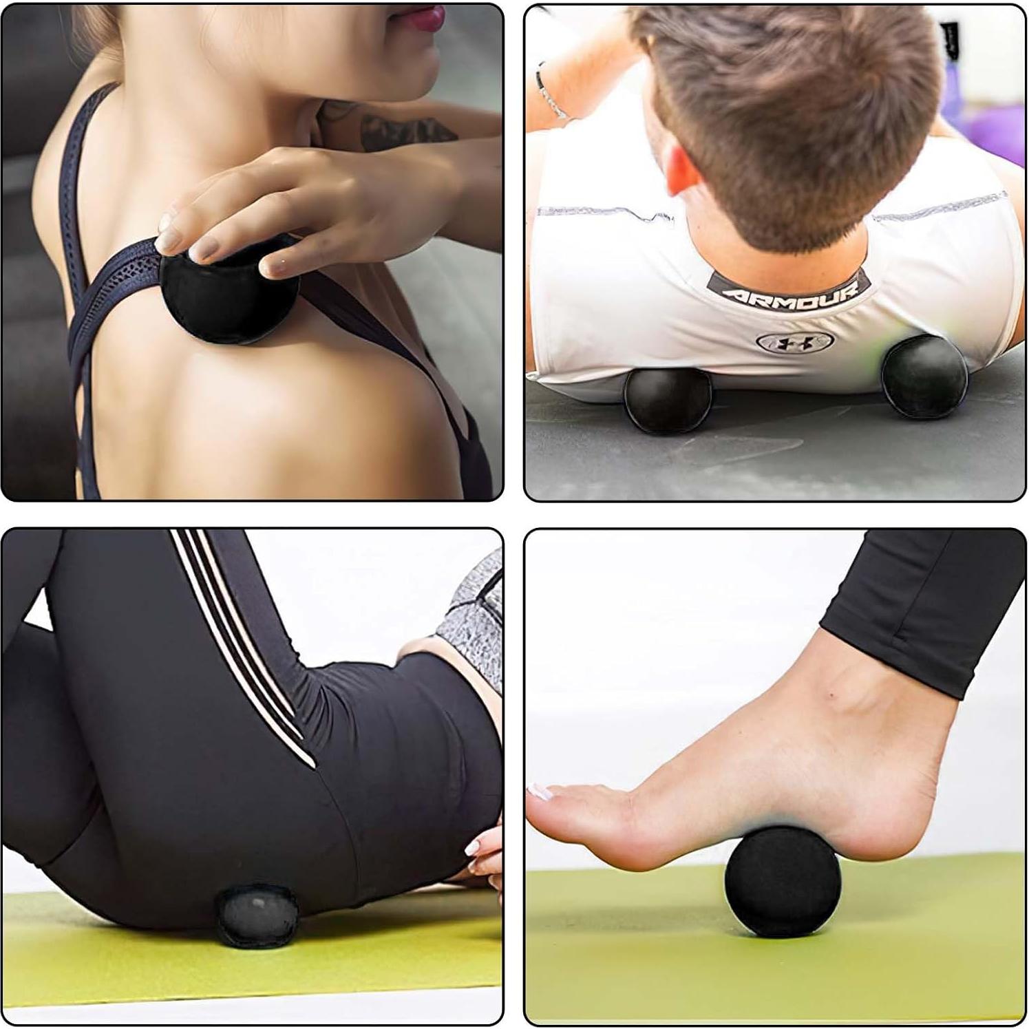 Bola de Masaje WOVTE 6.3 cm para Alivio Muscular y Yoga