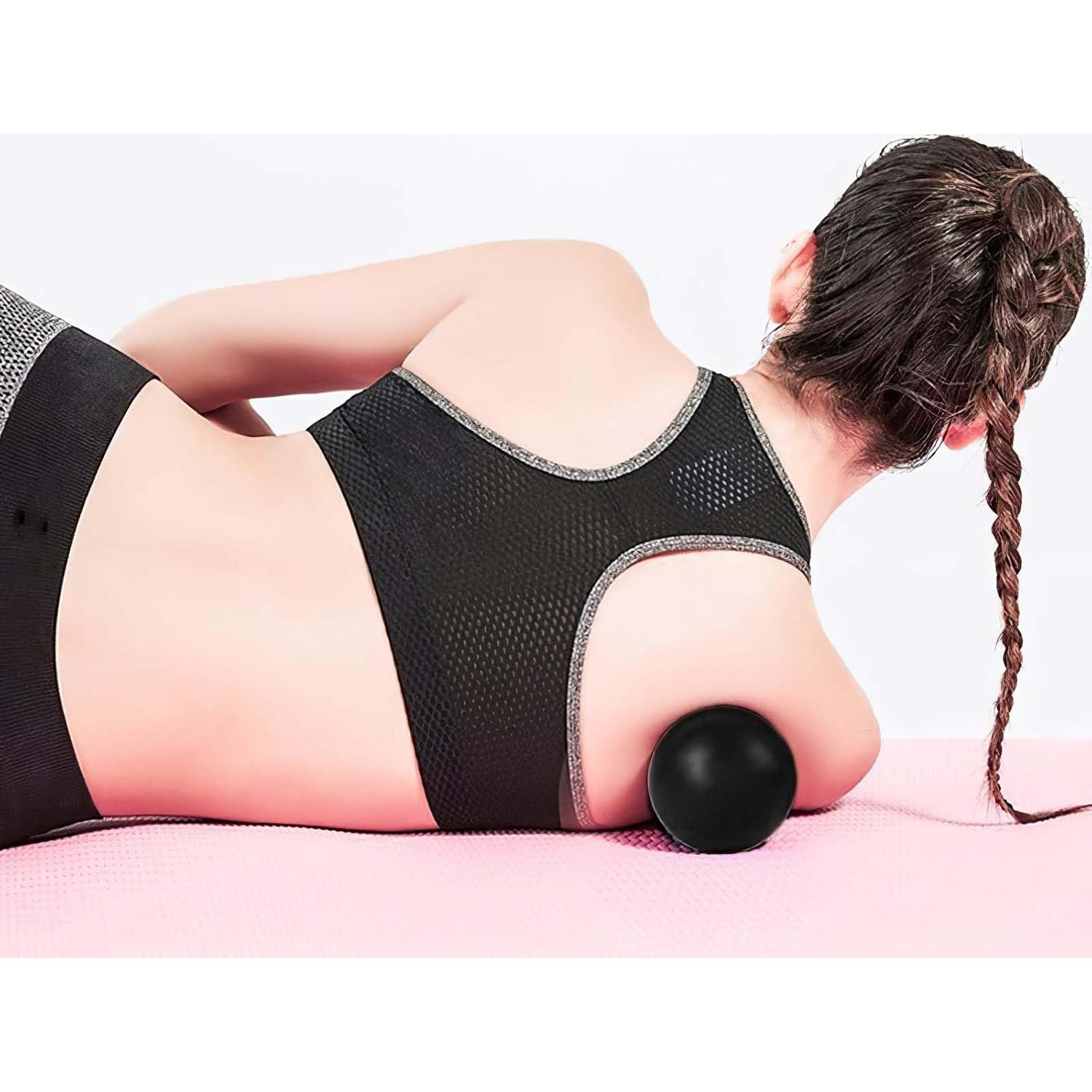 Bola de Masaje WOVTE 6.3 cm para Alivio Muscular y Yoga